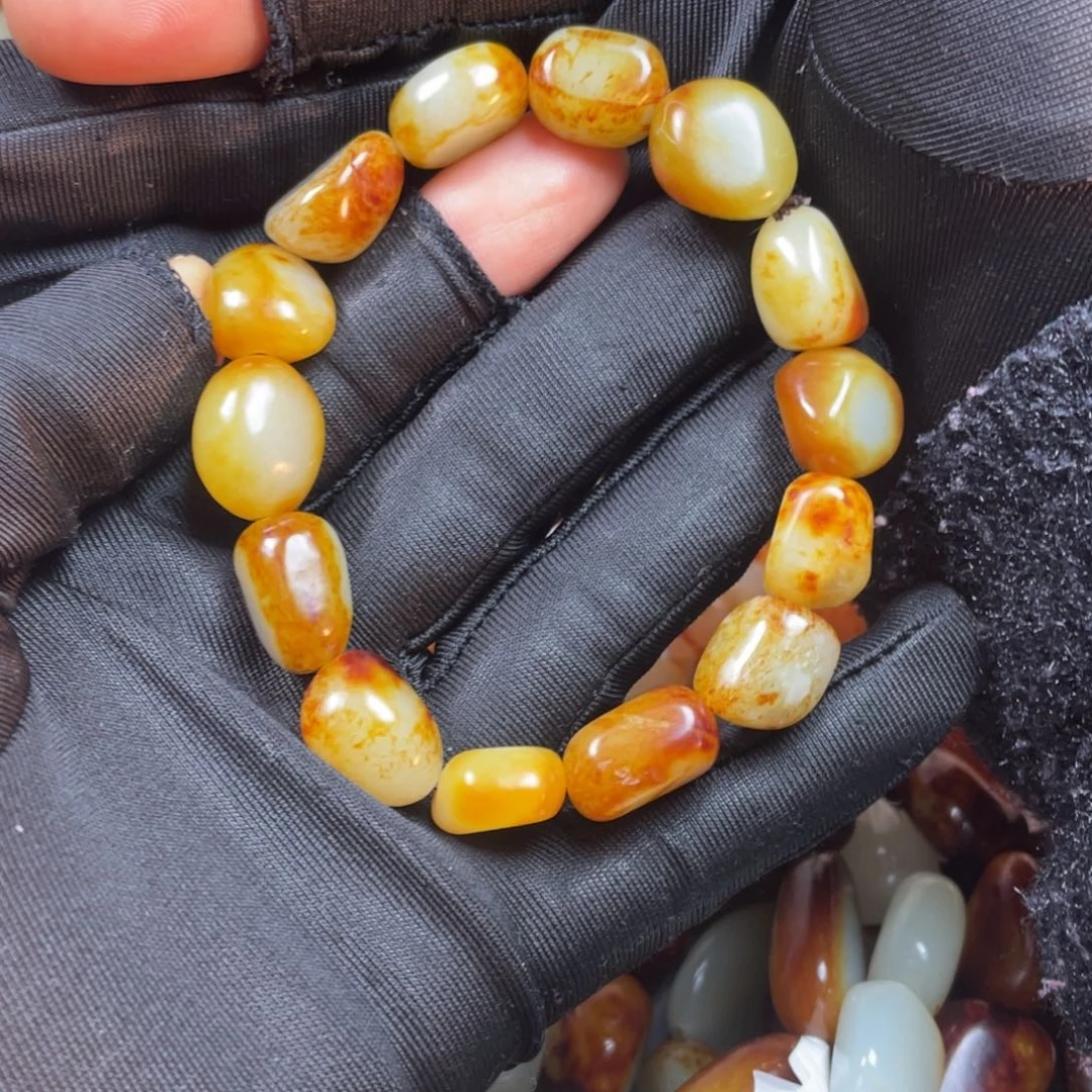 和田玉手链未镶嵌