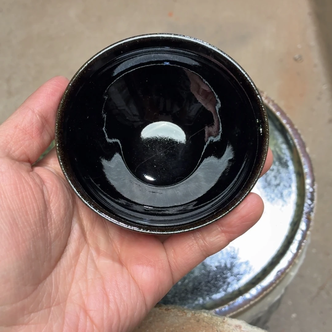 啊***吃茶盏松风渡建盏柴烧