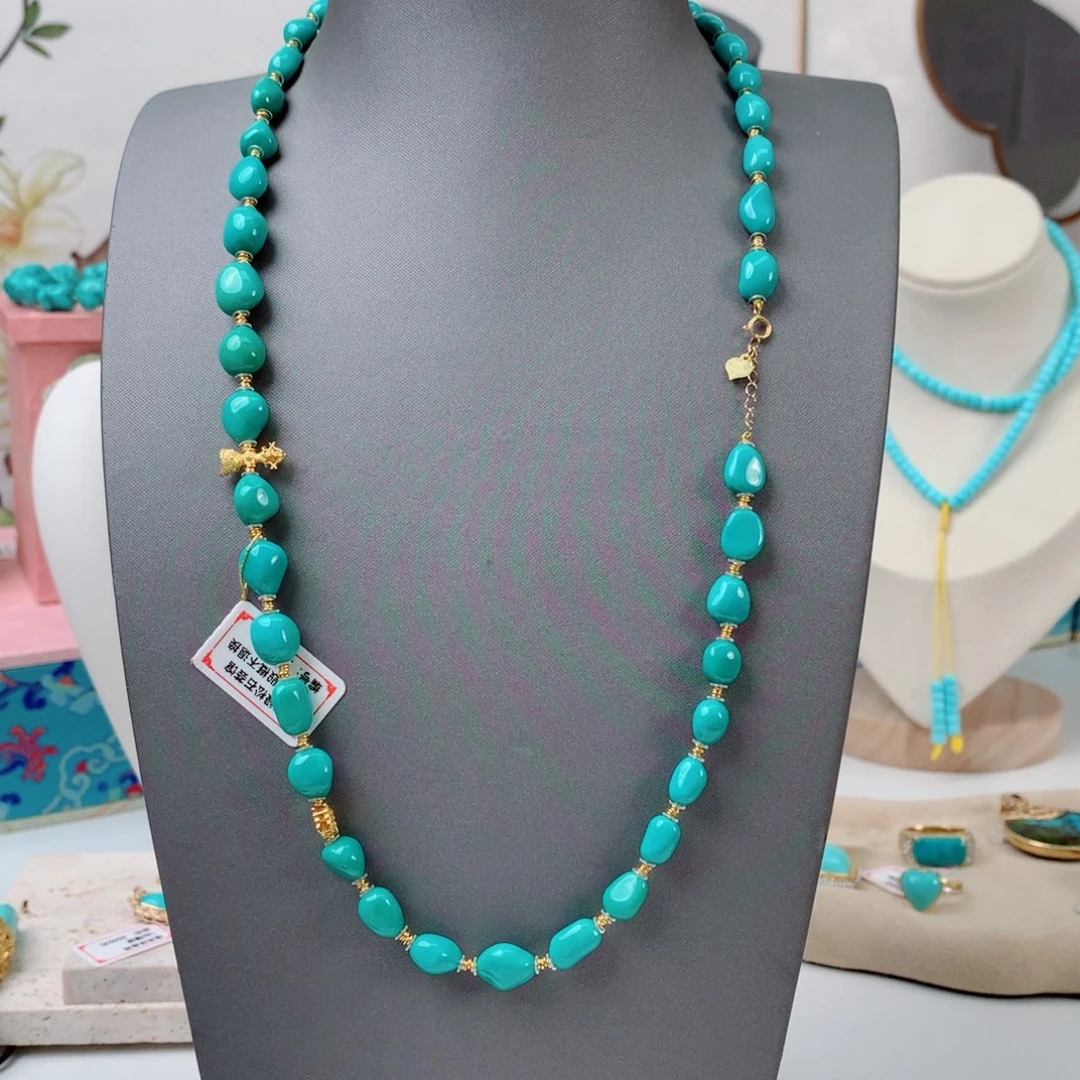 绿松石其他18K金镶嵌诗****〃