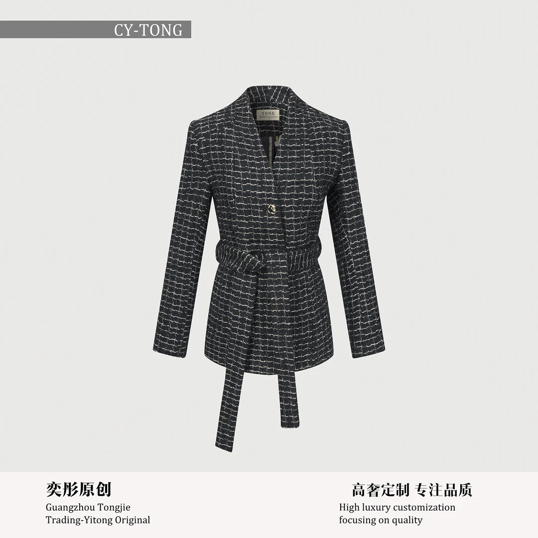 【彤姐原创】冬季显瘦时尚轻奢气质休闲小众高级感西装外套