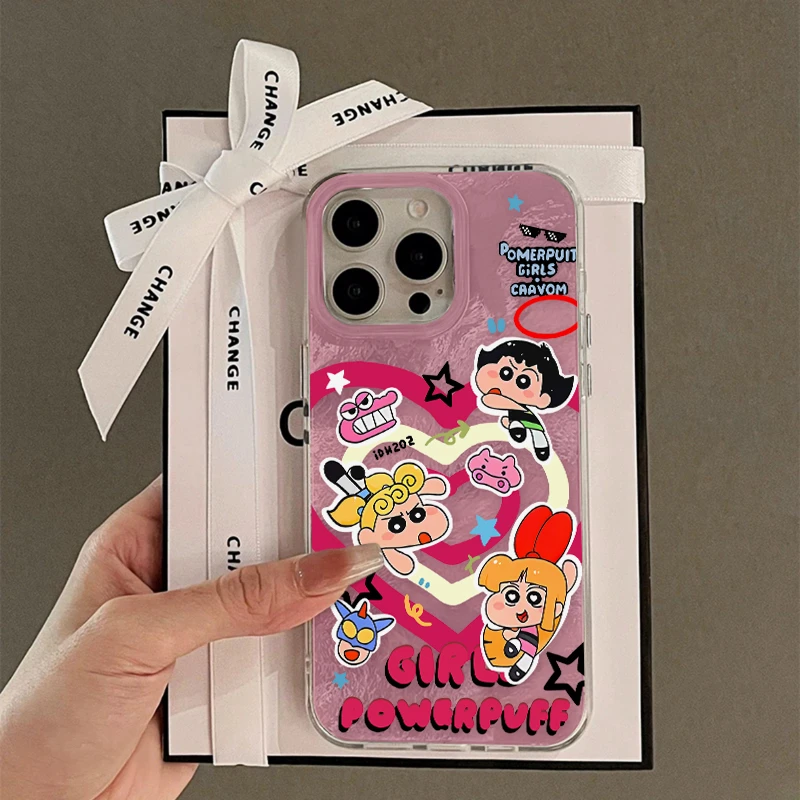 奥菲顿飞天小新伙伴适用iPhone16/15promax冰川苹果手机壳13/12套