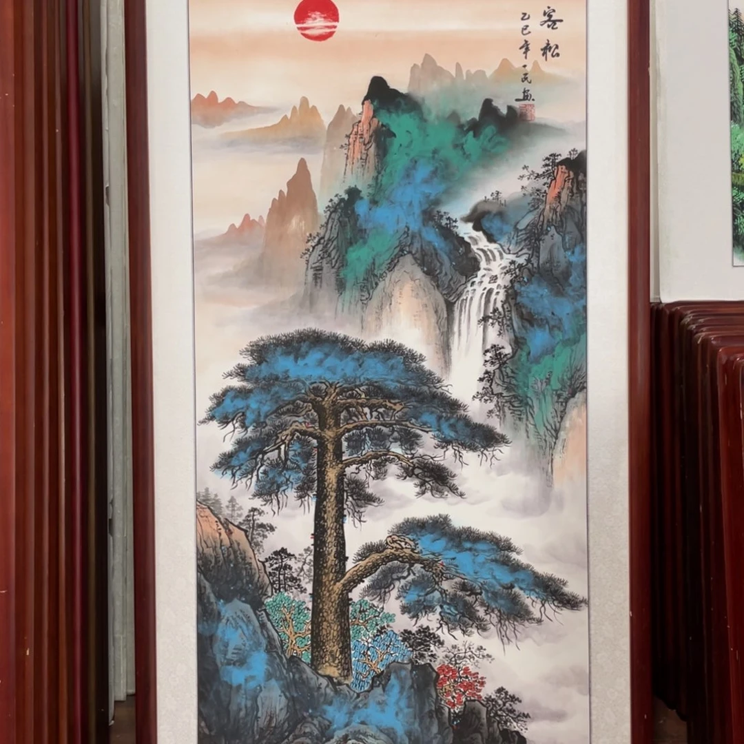 国画带框尺寸63*123厘米