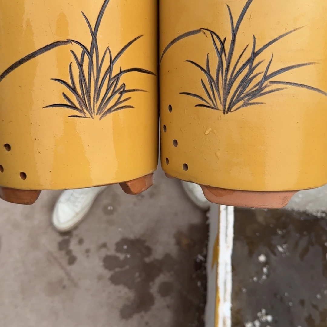 紫砂花盆口径14.18口径