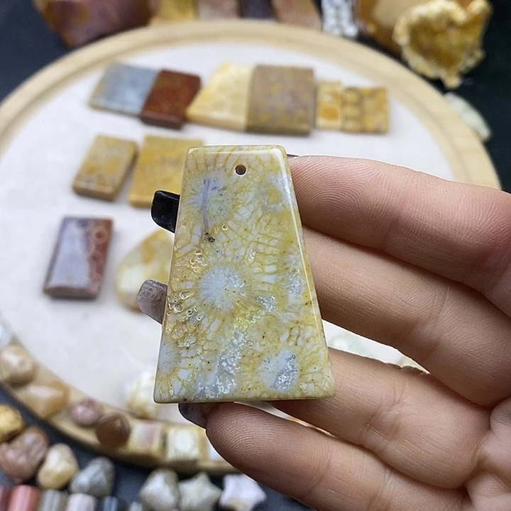 硅化玉未镶嵌颈饰4