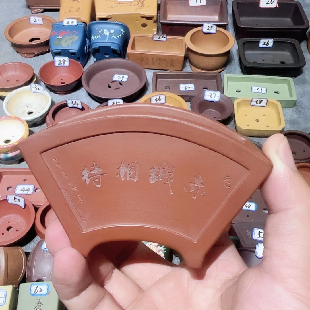 紫砂小盆9*3*4.5cmmm
