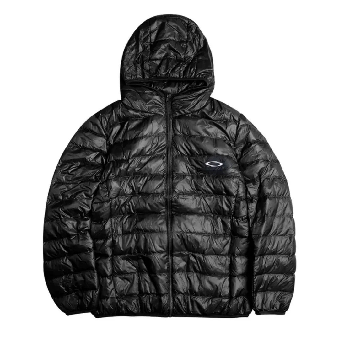 韩国noiago经典排骨连帽轻薄鸭绒羽绒服25FW