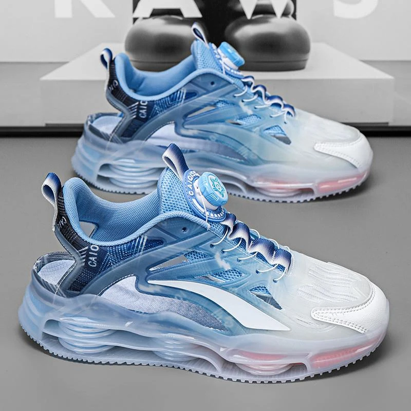 凉鞋男夏季网面透气外穿防滑防臭青少年户外运动镂空包头沙滩拖鞋