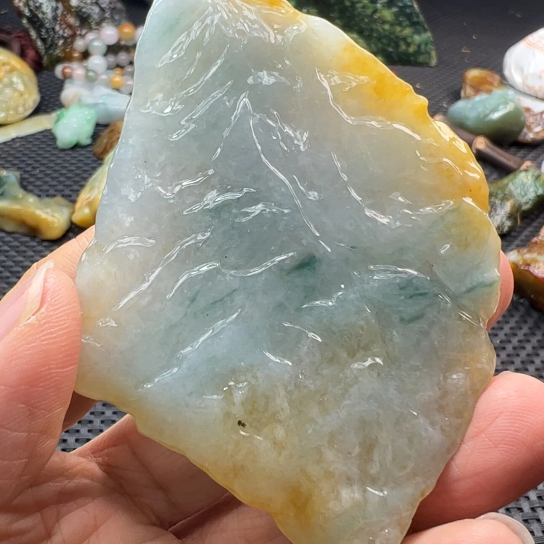 翡翠裸石缅甸翡翠