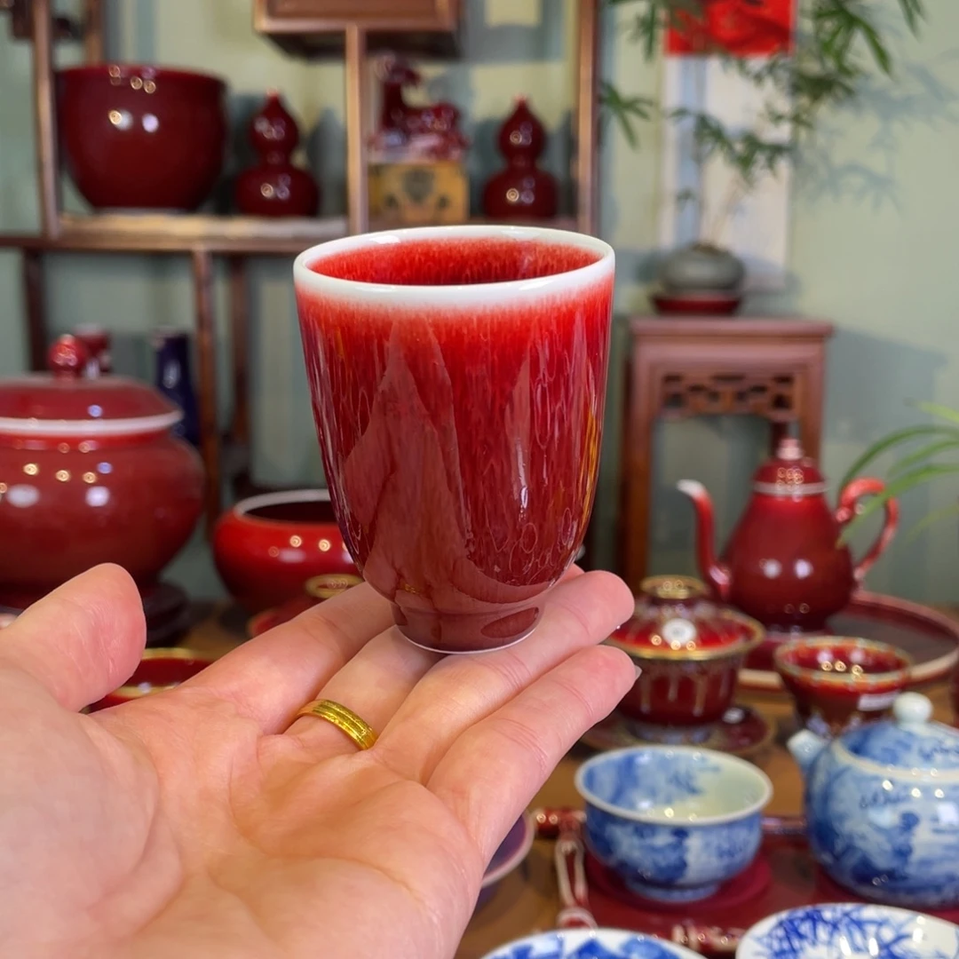 清欢雅玩原矿郎红福利闻香杯