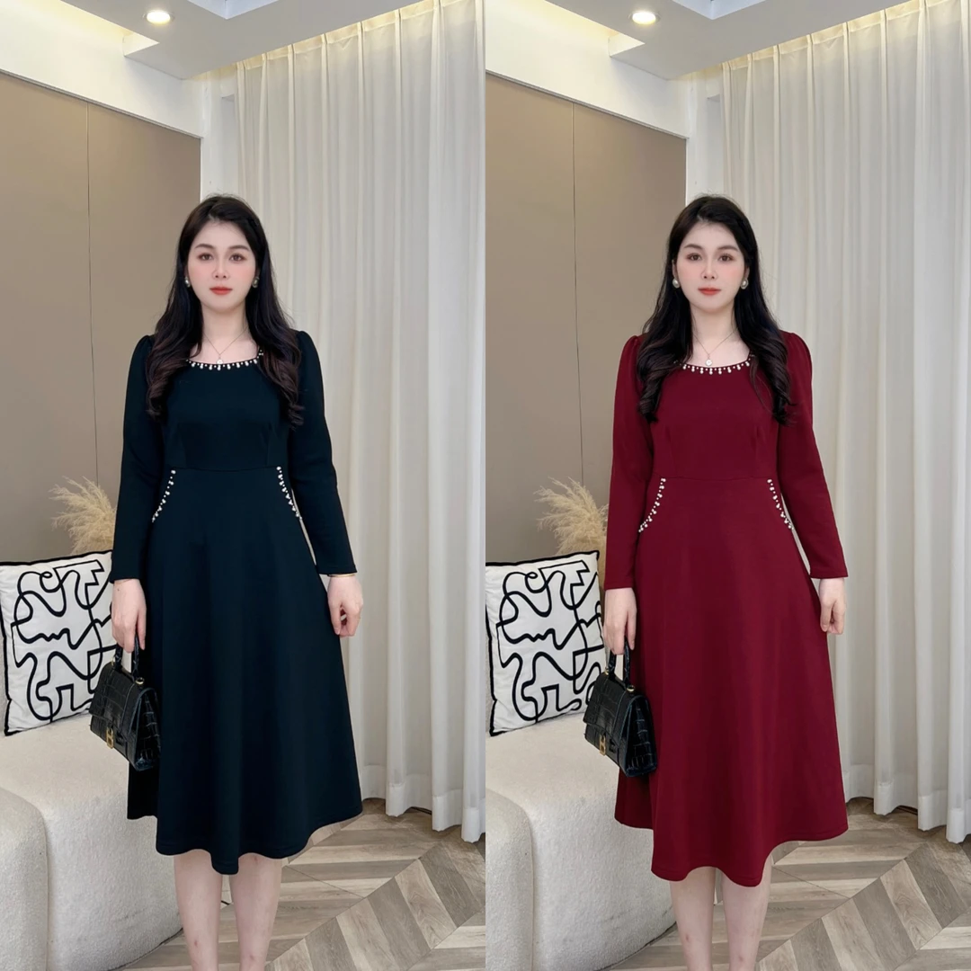 【玲胖胖 茶歇法式】秋款宽松时尚百搭显瘦大码女装连衣裙LPP61684