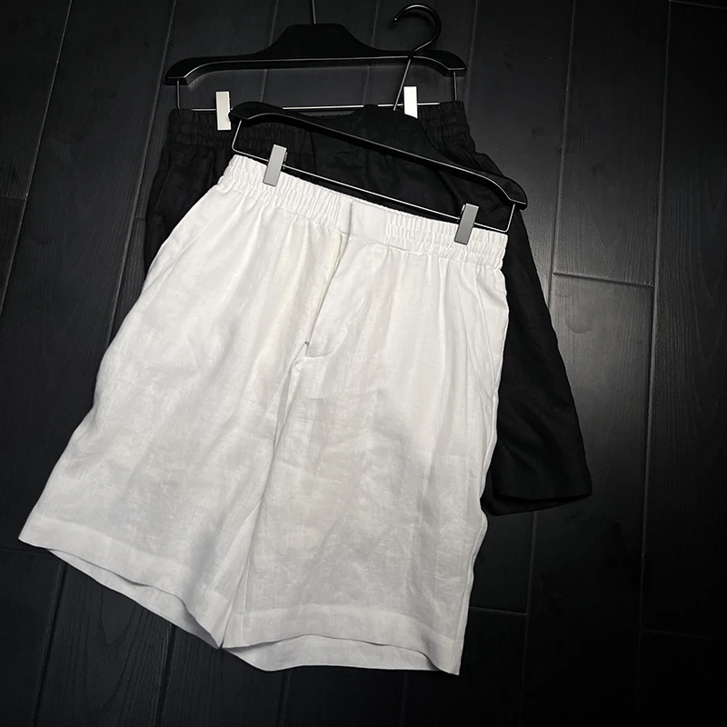 夏季新款男士亚麻长款超薄休闲轻奢欧麻时尚百搭裤子KZ8031-A集