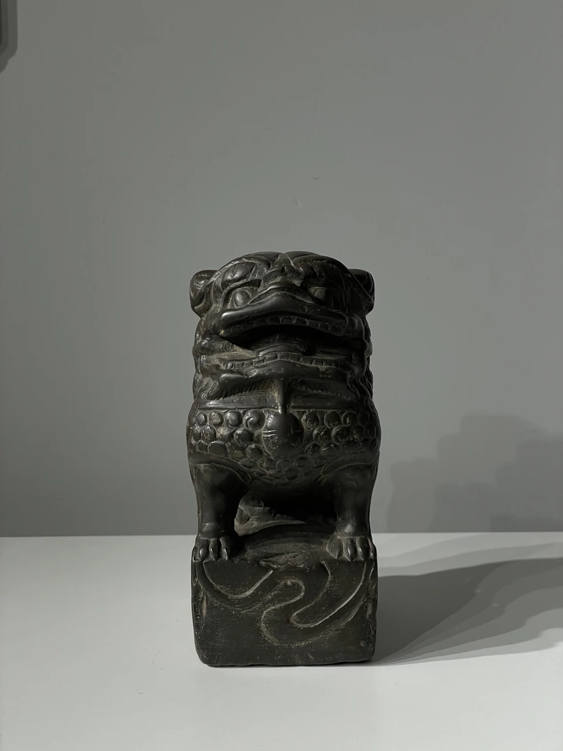 花几摆件 花几狮子