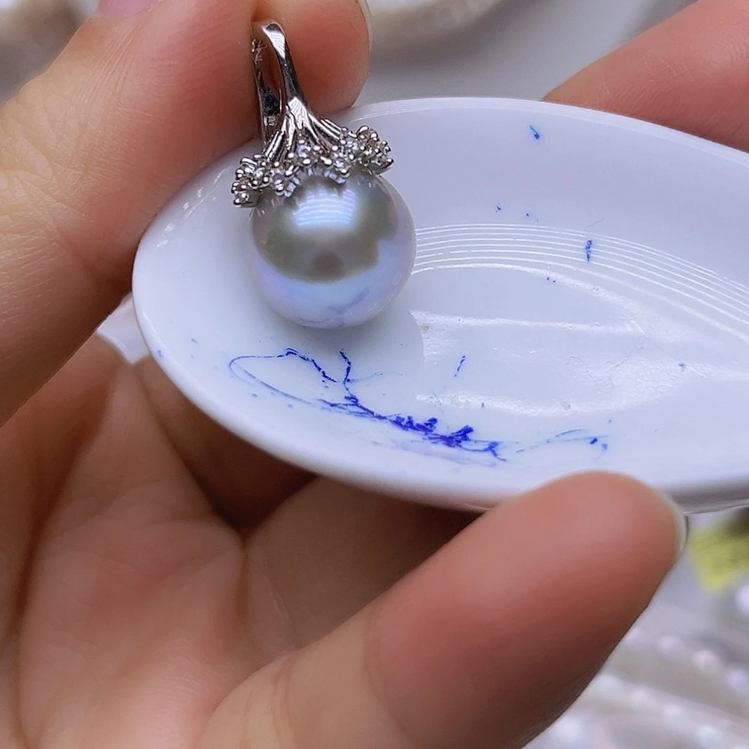 未镶嵌淡水珍珠吊坠或者耳钉