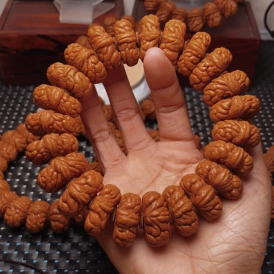 桃核手串龙纹桃核