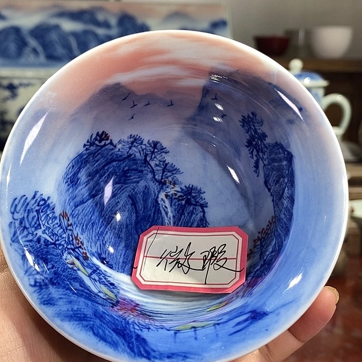 杯养****在景德镇手工手绘陶瓷，高亮兴老师作品