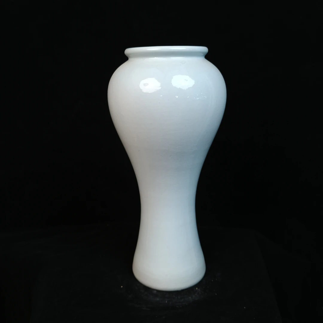 景德镇陶瓷 JY119 手工细腰美人瓶 纯色鲜花干花百搭花器 无孔