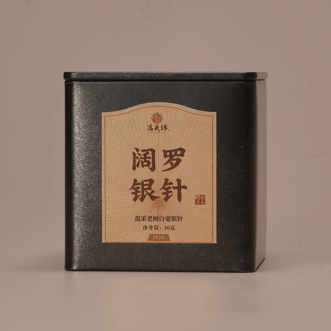 万夫锦 洪辉龙 2019 阔罗银针 特级 50g 福鼎白茶