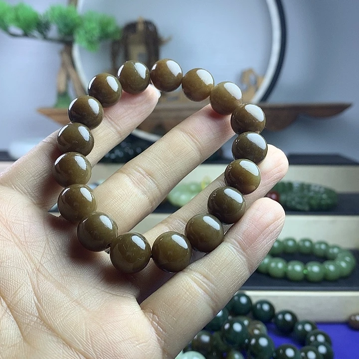 和田玉未镶嵌手串