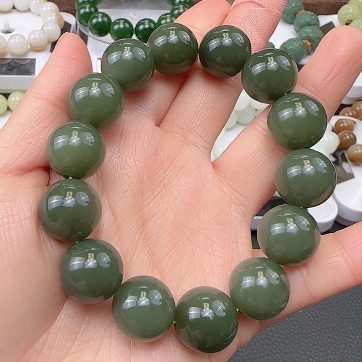 和田玉手串未镶嵌