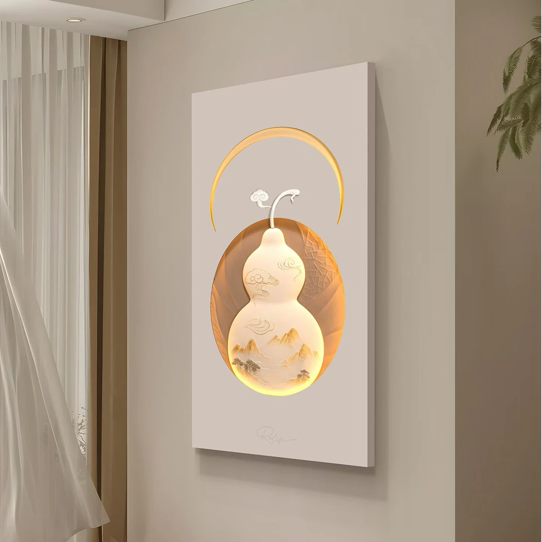 新款福雕立体玄关福蕴乾坤款装饰画玄关装饰画