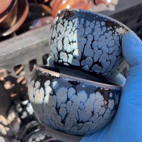 茶盏建阳建盏微瑕油滴