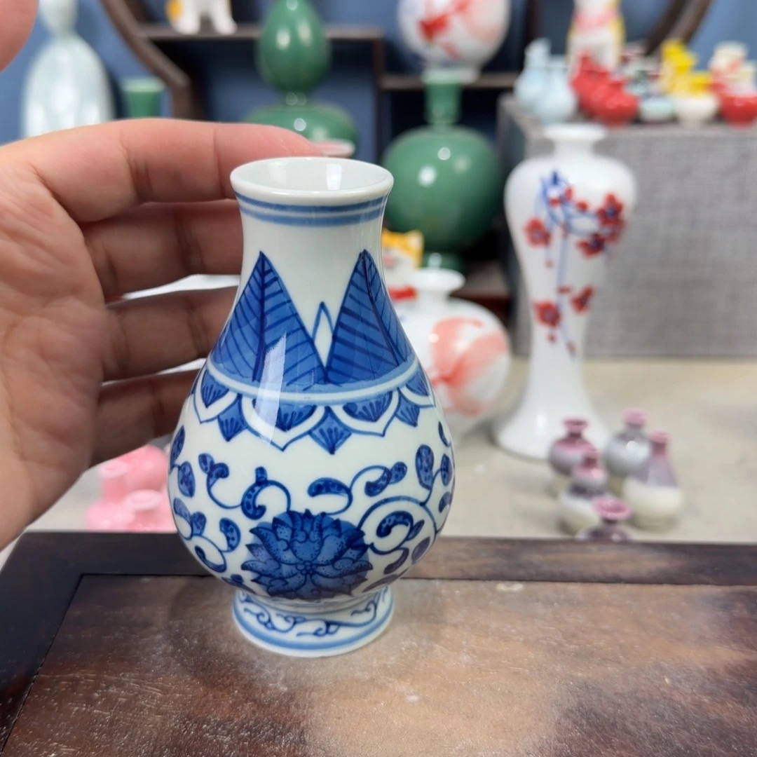陶瓷手工小花器摆件