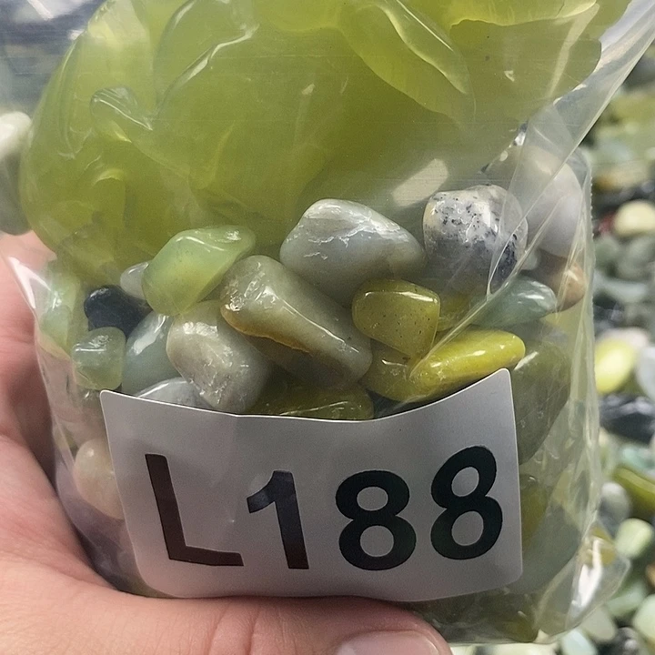 岫玉鱼缸石未镶嵌