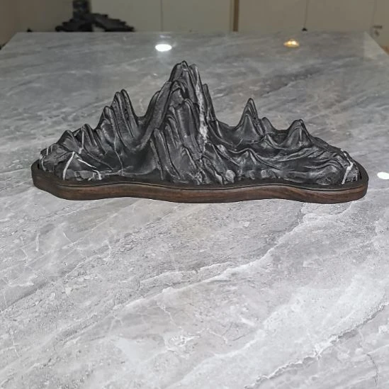 阿***狼灵璧石奇石摆件观赏石