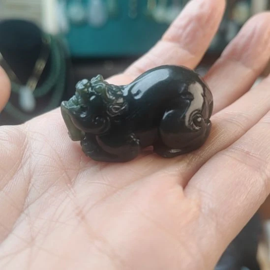 和田玉（青玉）未镶嵌颈饰