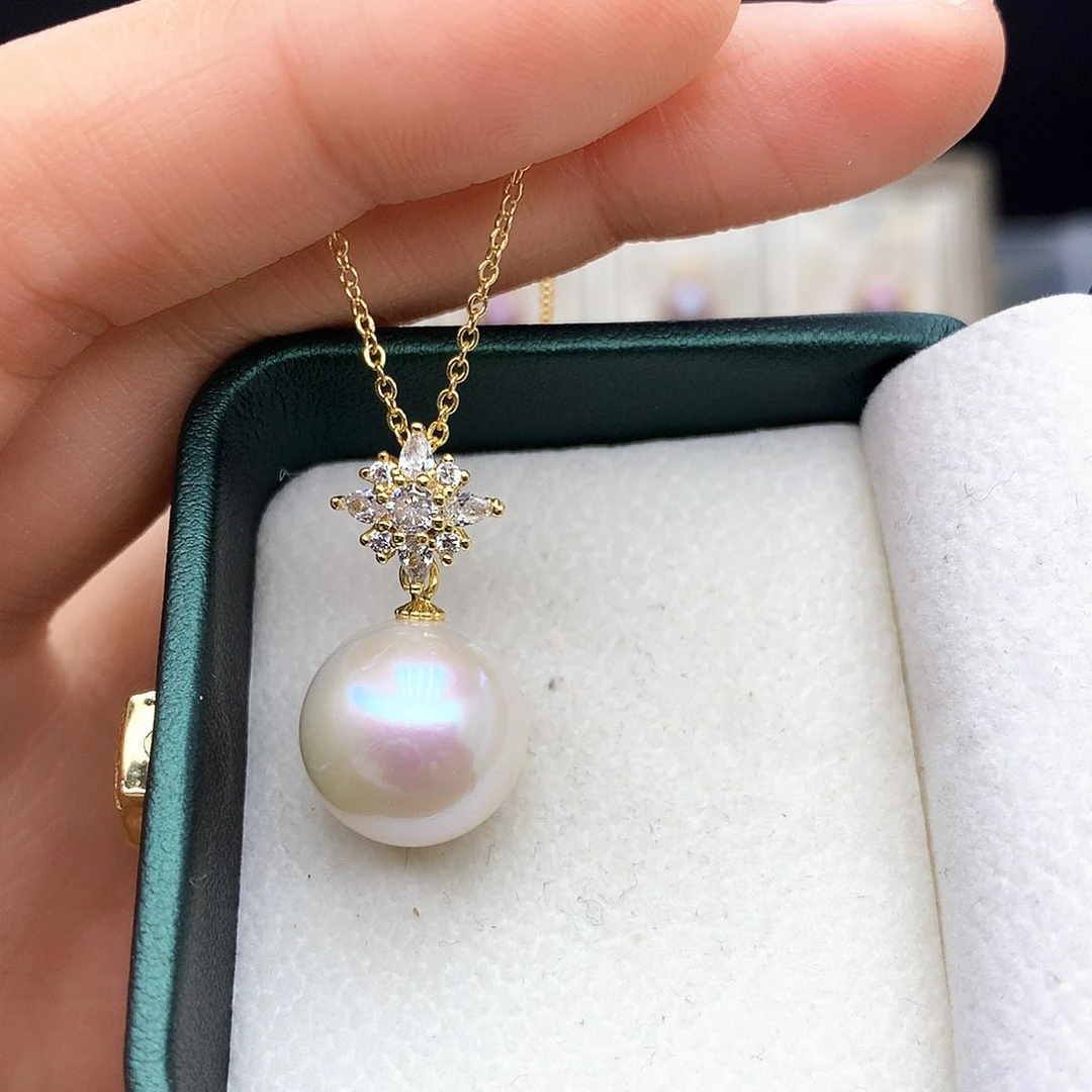 淡水珍珠颈饰合金