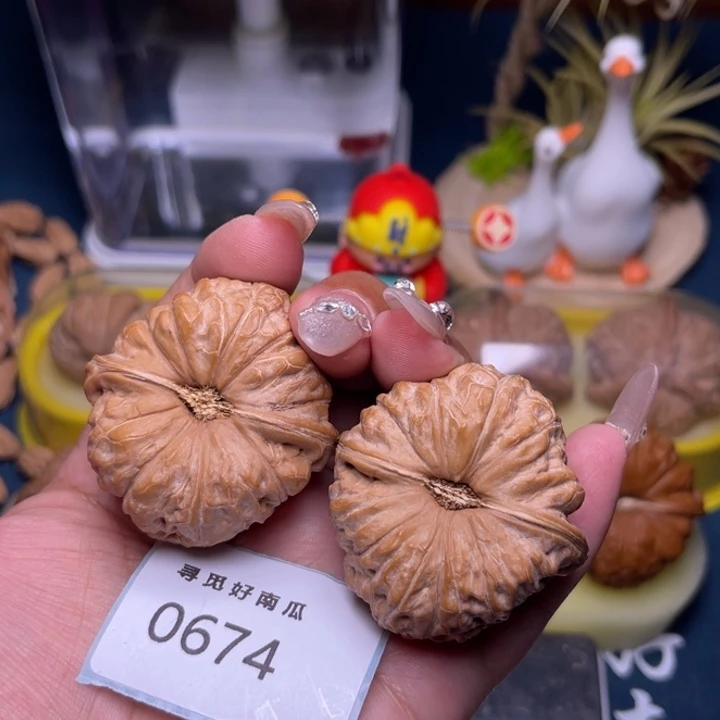 把件文玩核桃南瓜墩43-0674
