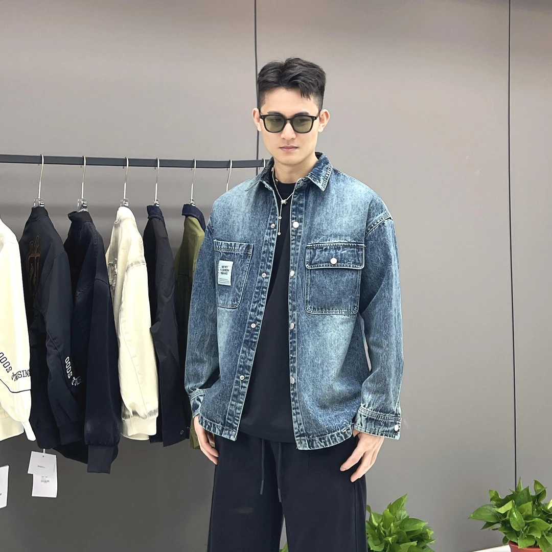 【ML】孤品福利 -秋季牛仔水洗做旧夹克外套男女707