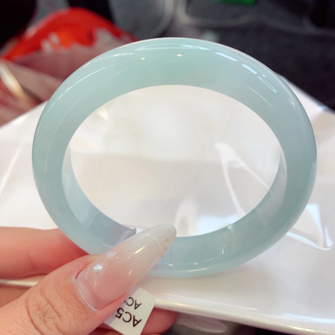 未镶嵌手镯翡翠正圈41号66