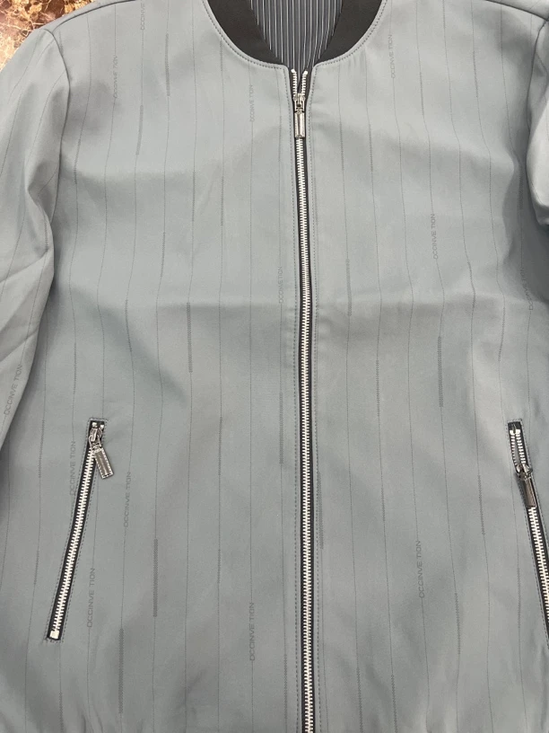 男春季立领棒球领拉链常规款夹克时尚长袖春夏男士