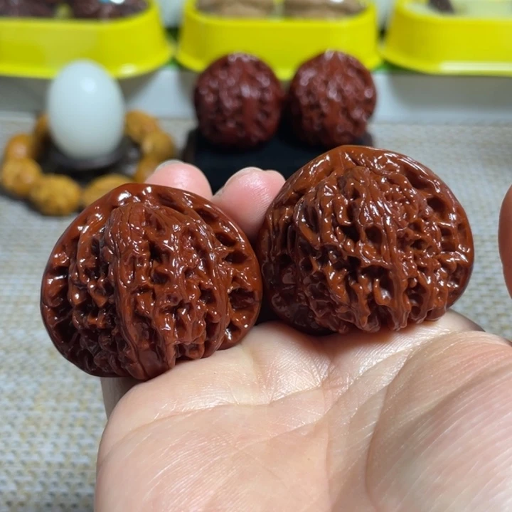 文玩核桃把件40宫灯