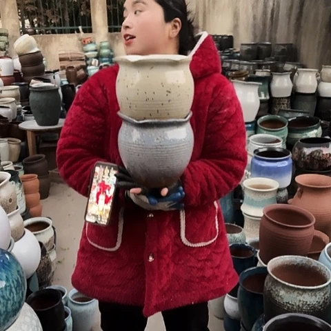 口19高19瑕疵盆子盆子。