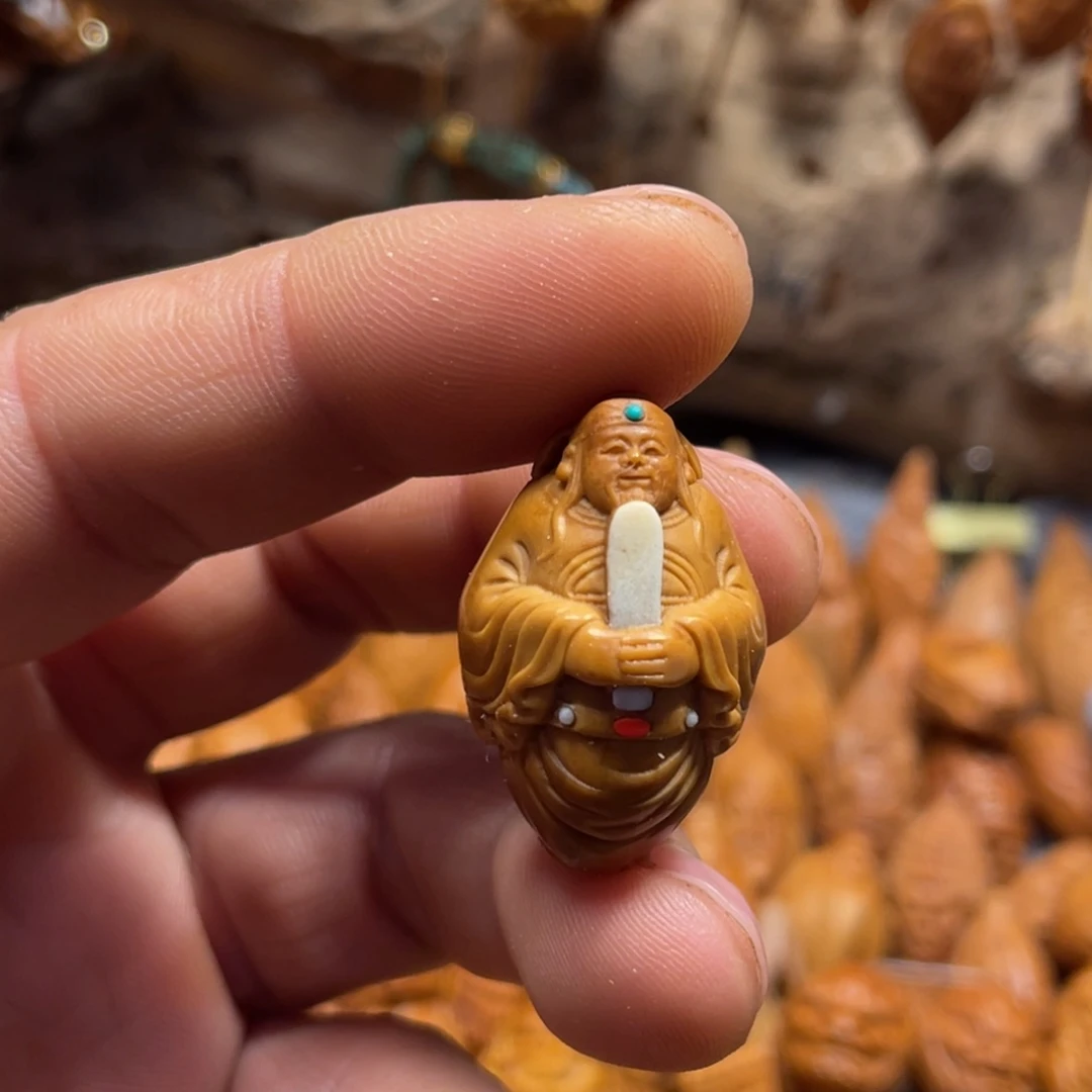 橄榄核手串/手链微瑕财神454