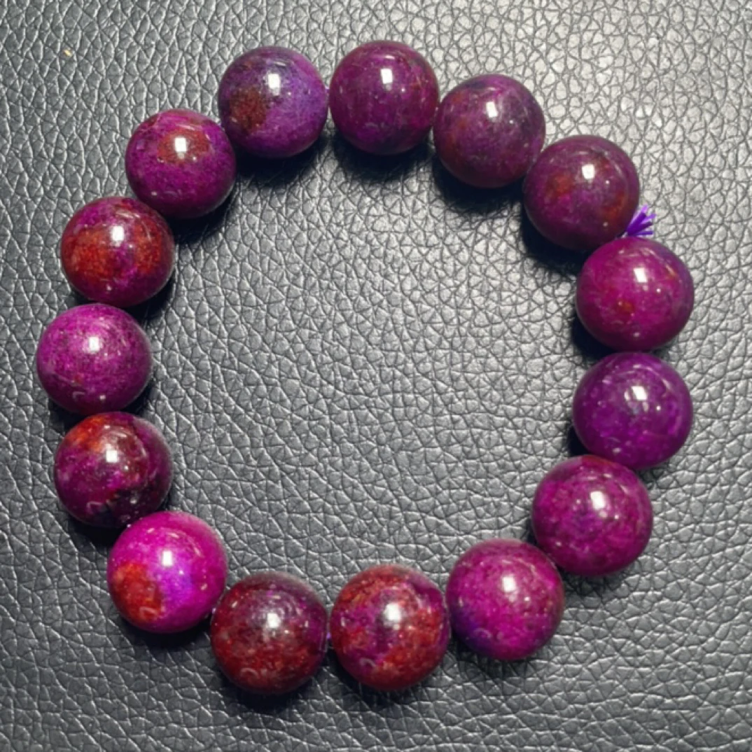 438   卡14玫红手串