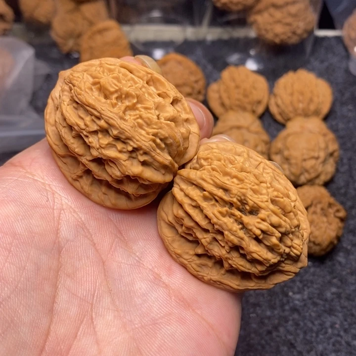 吊坠文玩核桃41麦穗虎头