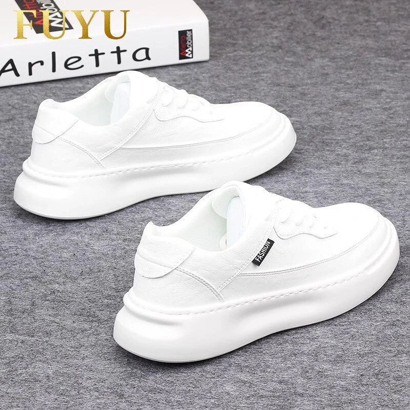 高档厚底小白鞋男百搭休闲鞋2025秋季新款透气韩版低帮增高板鞋