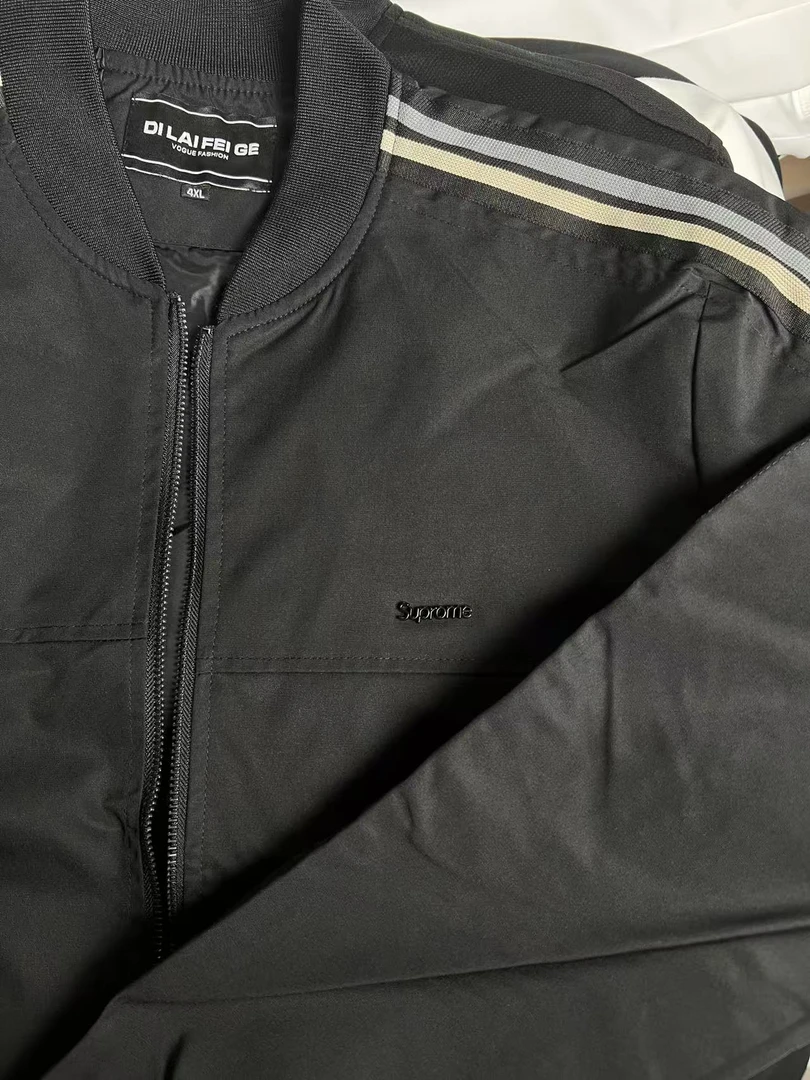 A-Yi2022#秋冬新款男士休闲时尚夹克外套立领开衫百搭拼接外穿