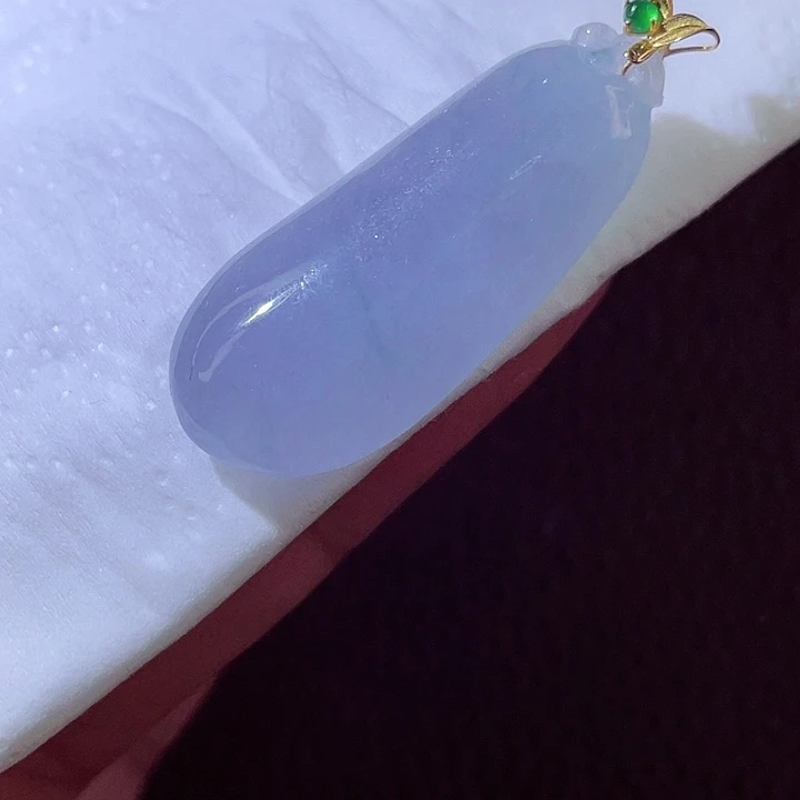 翡翠18K金镶嵌颈饰翡翠