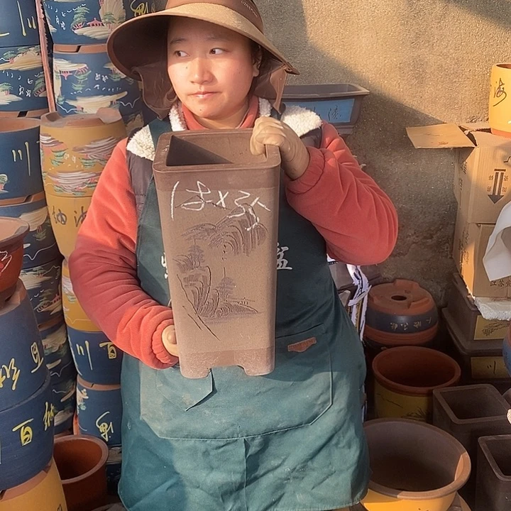 紫砂花盆紫砂花盆