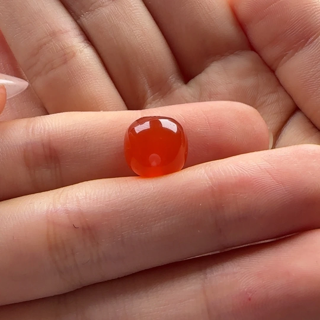 玛瑙/玉髓未镶嵌老型11*10有马牙