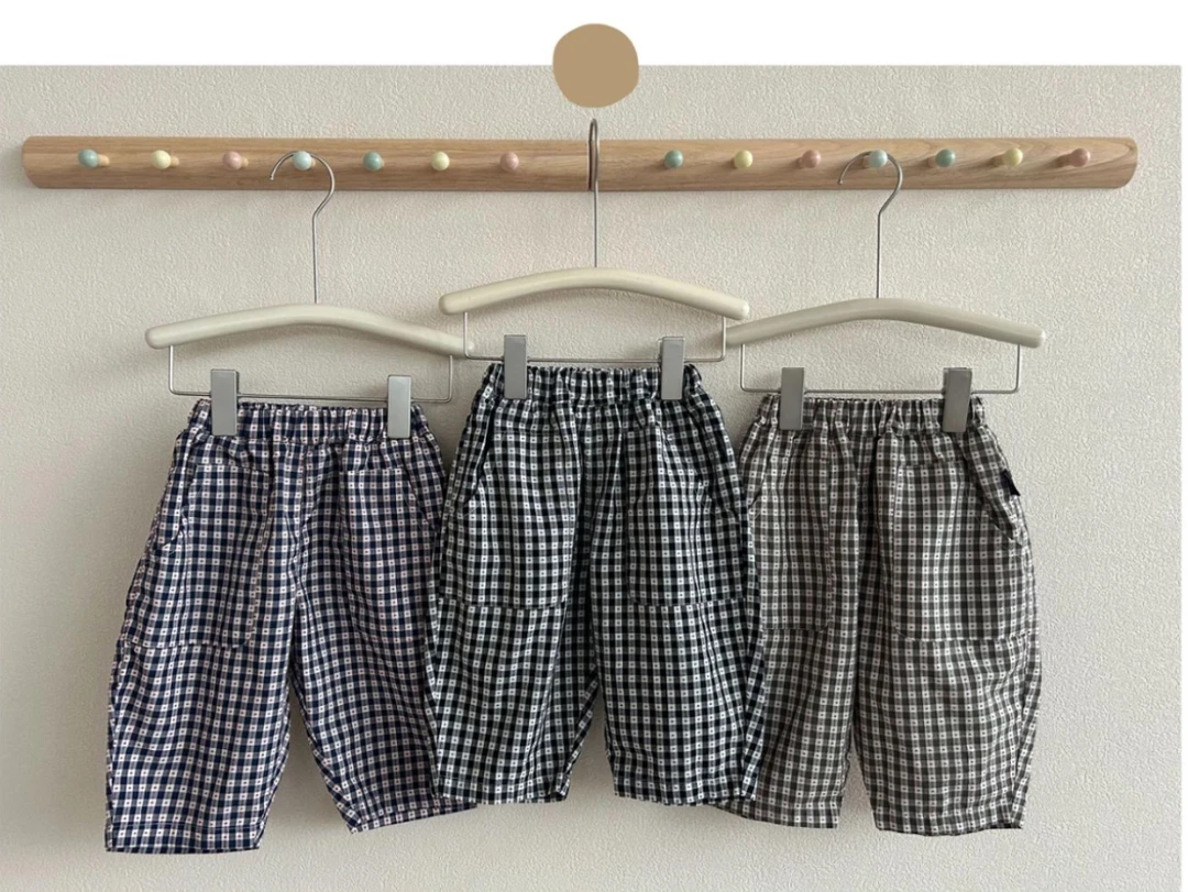 NO退NO换丸纸25年春款 WZ15099 格子裤