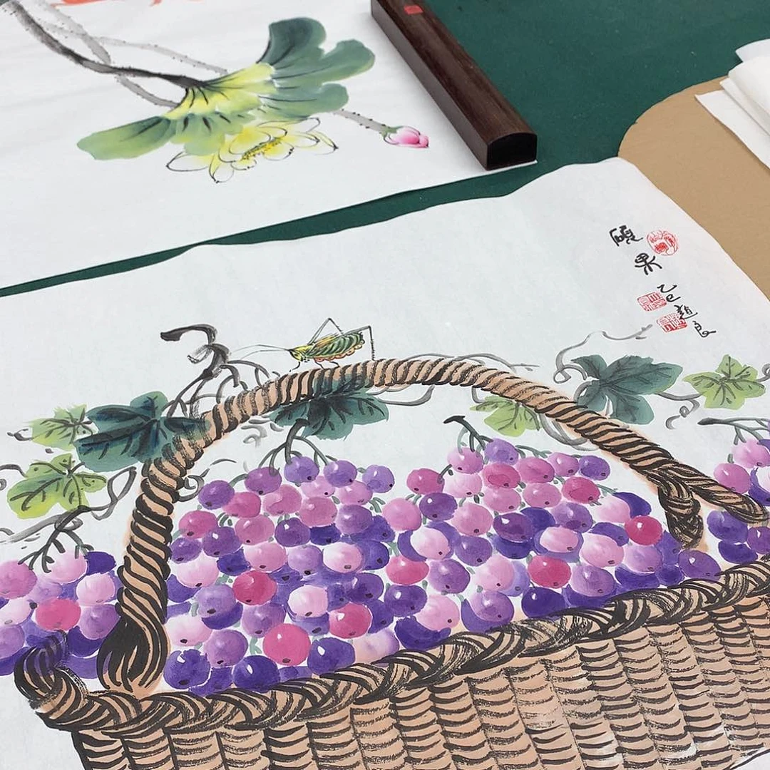 书法赵良老师葡萄