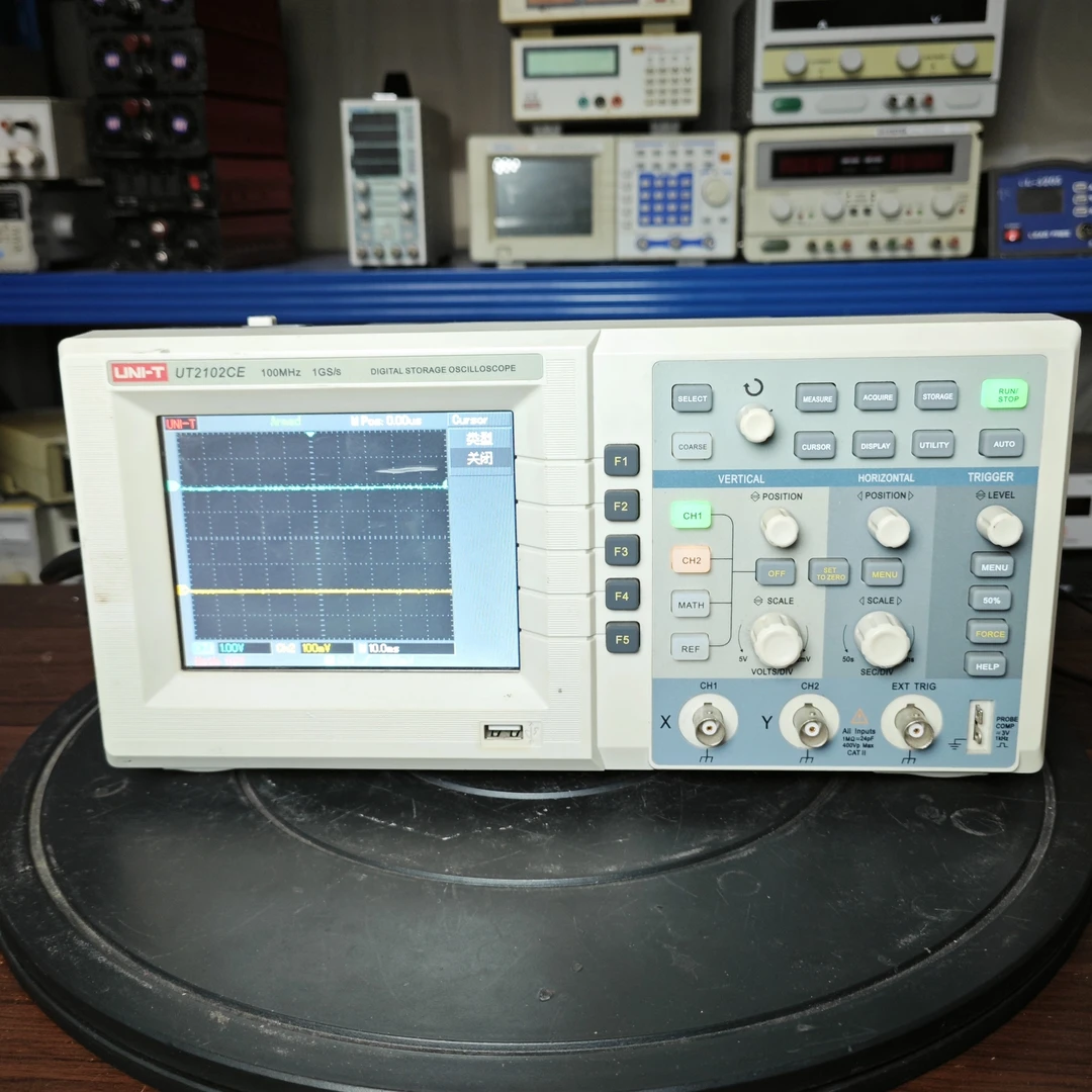 优利德UT2102CE大品牌,两通道,频率100MHz,采样率1GS/s