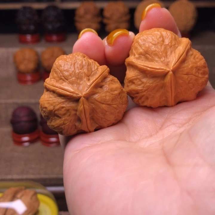 橄榄核把件67粽子三棱35尺