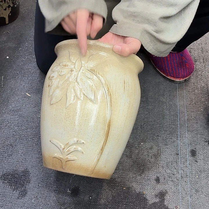 20×25 -粗陶花盆有孔-买买买