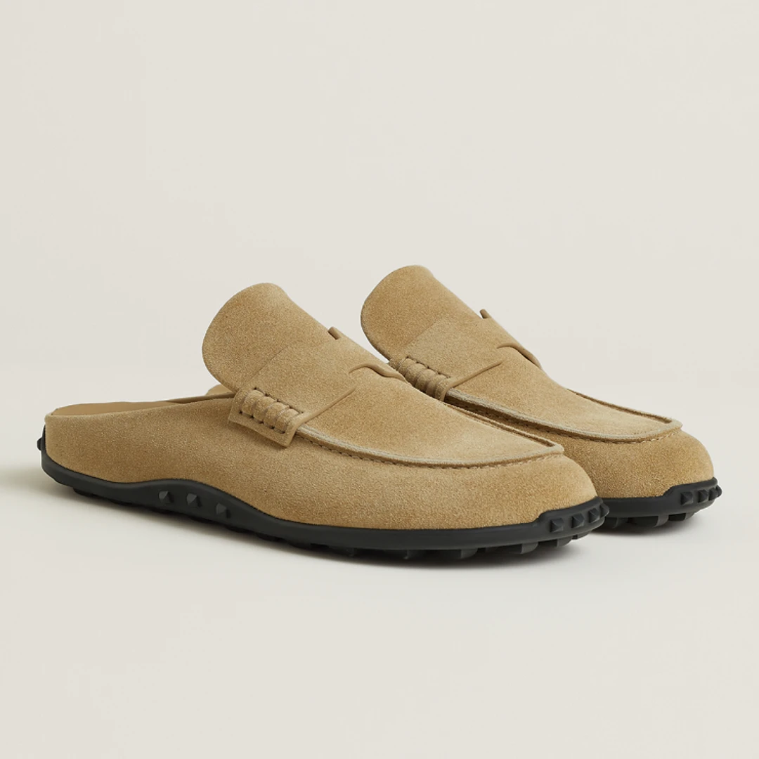 未使用 Hermes/爱马仕 爱马仕大理石米色穆勒半38